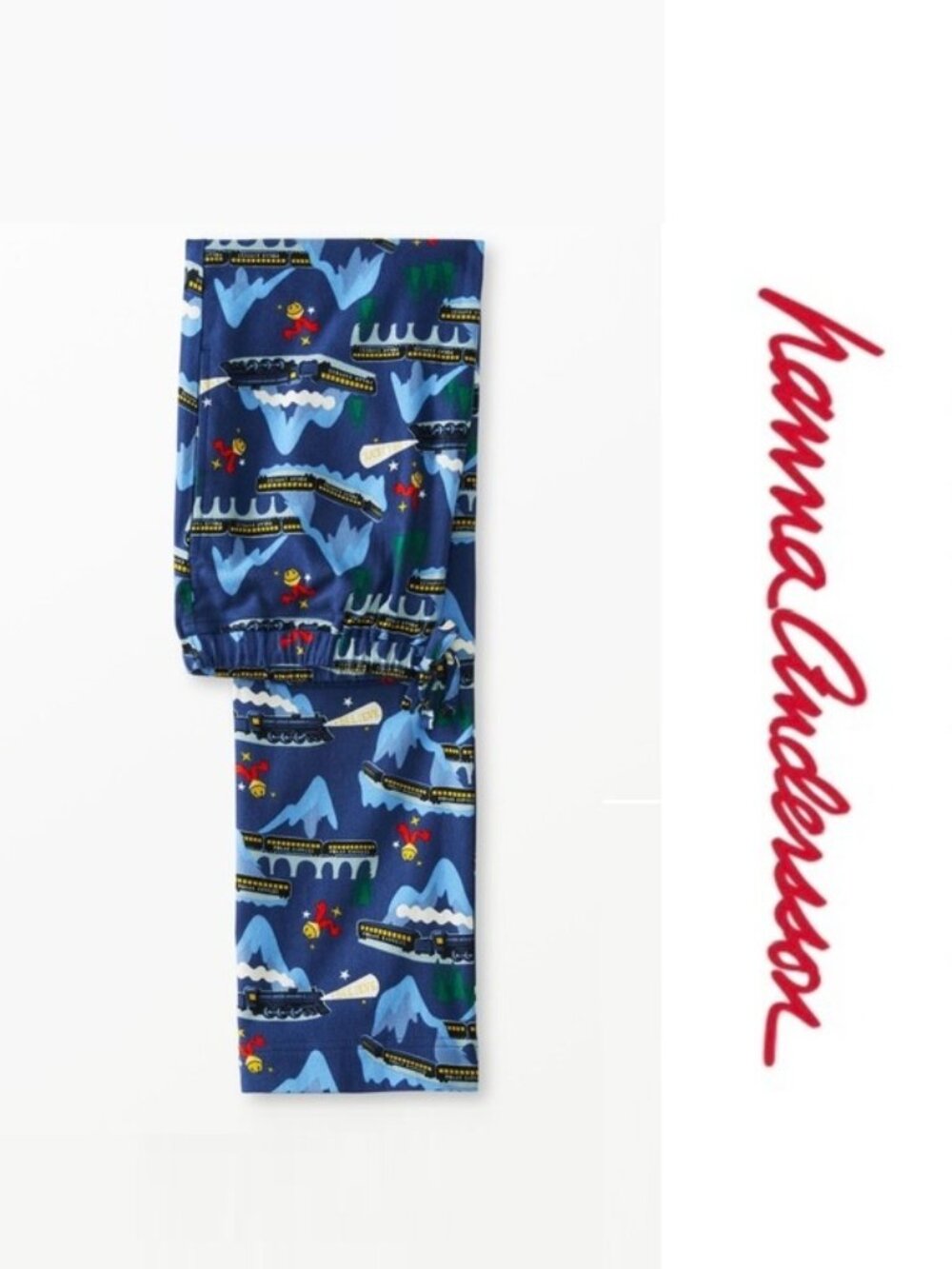 Hanna Andersson | Holiday Polar Express Flannel Pajama Pants | Size Extra Large